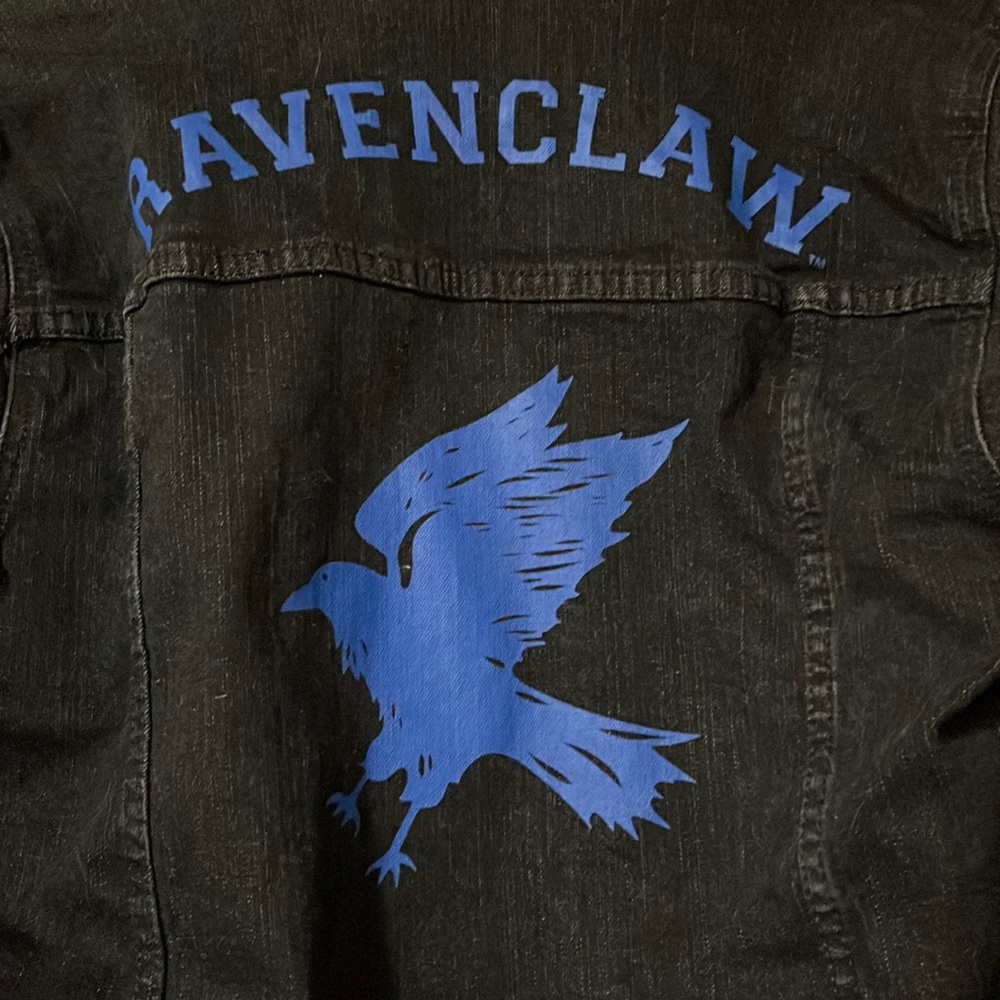 Black denim Ravenclaw jacket men’s small